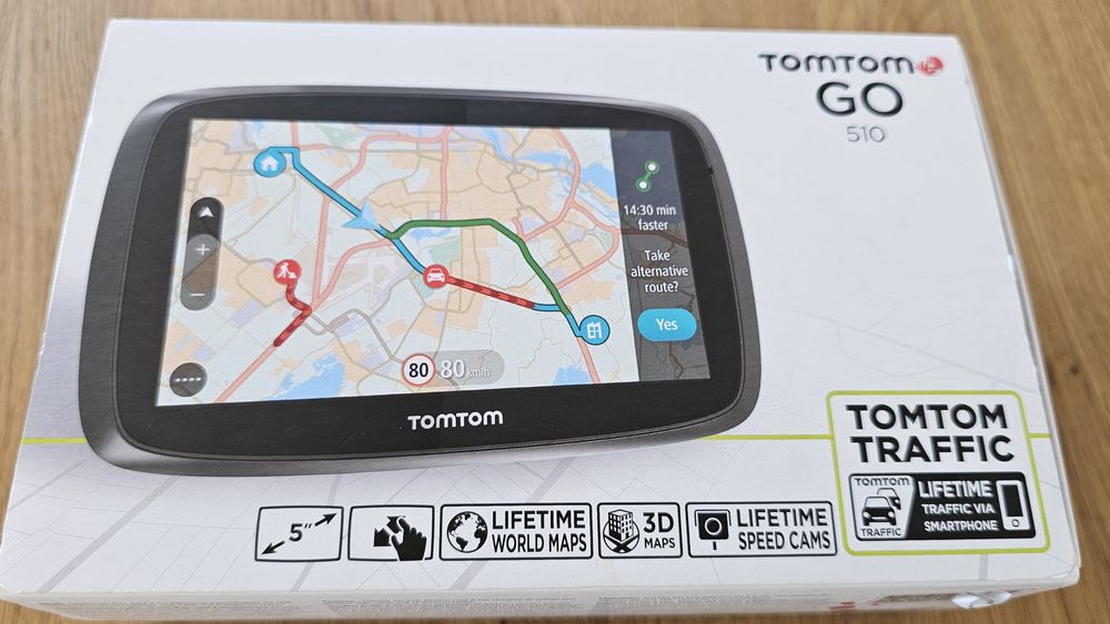 TomTom Go 510 cu World Maps, Traffic Info și Radar