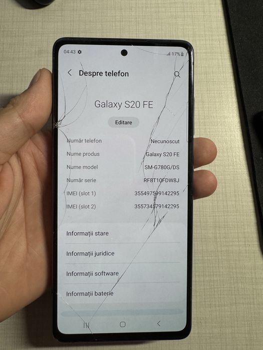 Samsung S20 FE 6/128gb