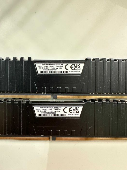 Рам памет DDR4 Corsair Vengeance LPX 16GB (2x8) 2666MHz CL16