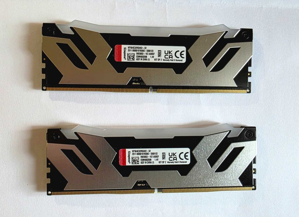 Ram Kingston Fury Renegade 32 GB 6400 Mhz DDR5 рам памет 2 x 16 GB