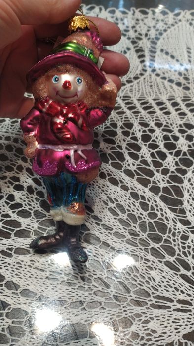 Ёлочные игрушки-бусы стекло