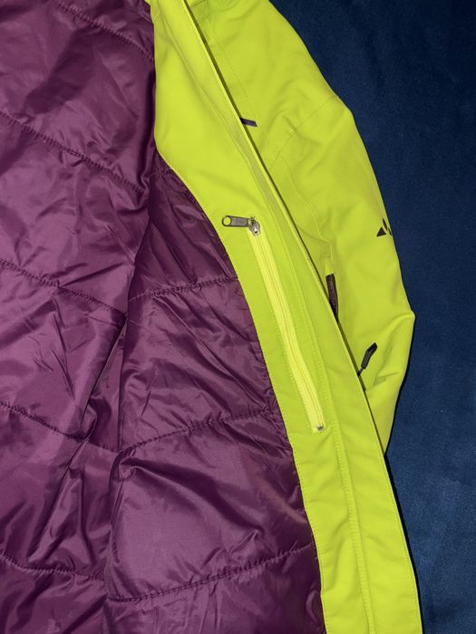 Geaca ski/snowboard VAUDE verde XS stare excelenta, robusta si usoara