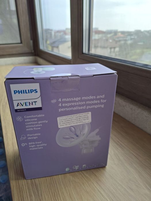 Pompa de san electrica Essential Avent, SCD323/20, Philips