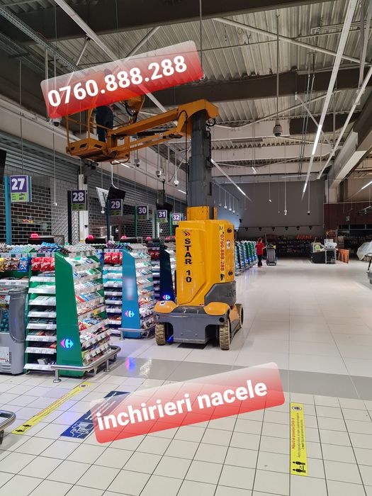 Nacela articulata și foarfeca  diesel  de inchiriat