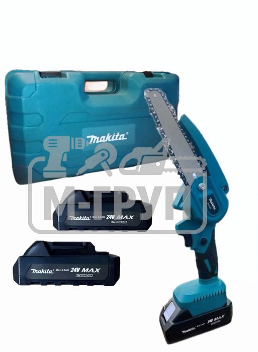 Акумулаторна кастрачка Макита 24V 15см шина 2 батерии