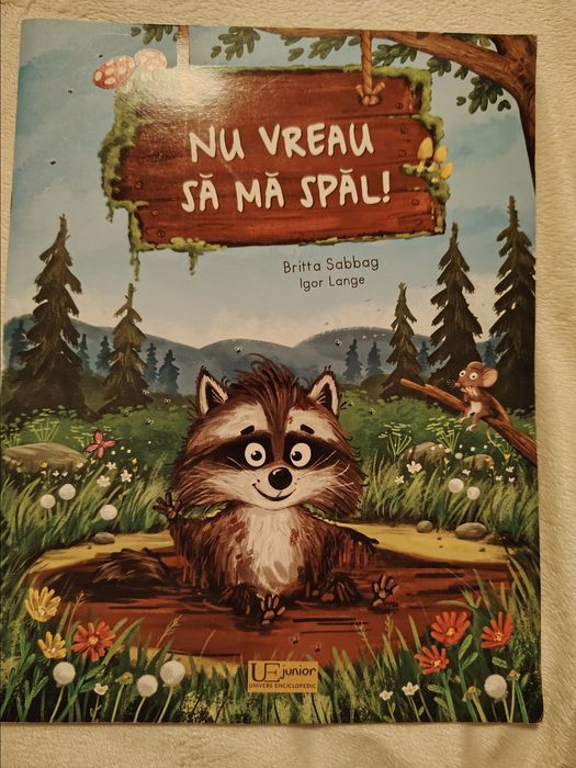 Carte pentru copii "Nu vreau să mă spăl"