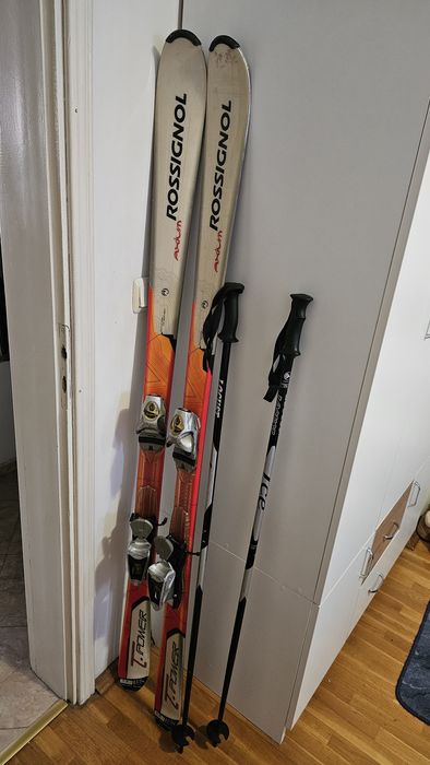 Ски Rossignol 170 и щеки.