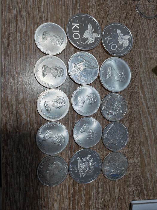 Monede argint  puritate 0.925, 445 grame