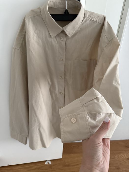 Бежова риза Massimo dutti, S, нова