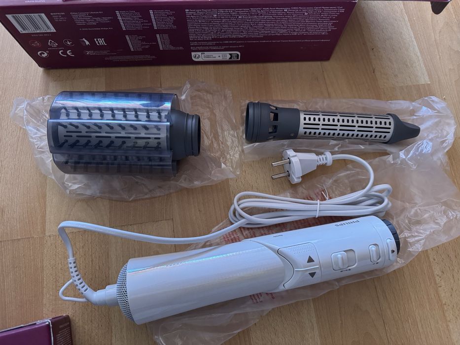 Perie rotativa cu aer cald