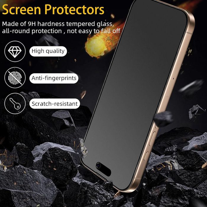 Матов privacy хидрогел протектор за дисплей за apple iphone 17 pro