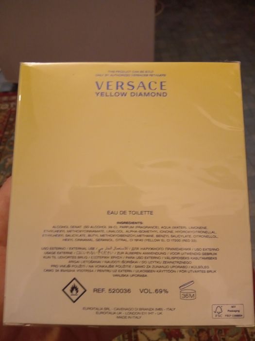 Apa de toaleta femei Versace Yellow Dinamond 200 ml originala sigilata