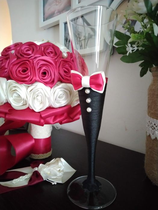 Pahare miri, buchet de mireasa si bratara mireasa