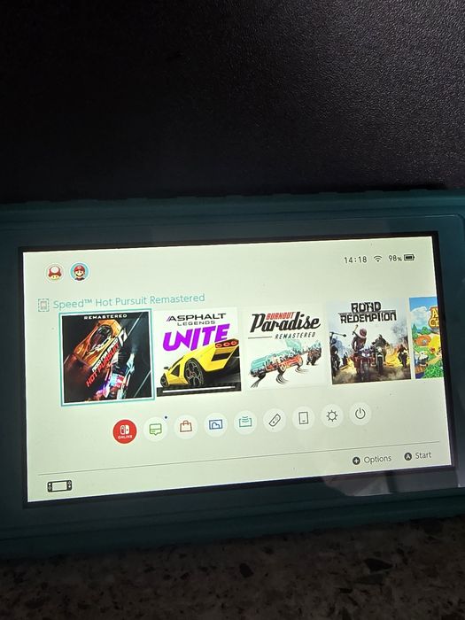 Конзола Nintendo Switch Lite + 9 игри и пълен комплекm akcecoapu