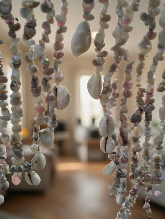Занавеска из ракушек