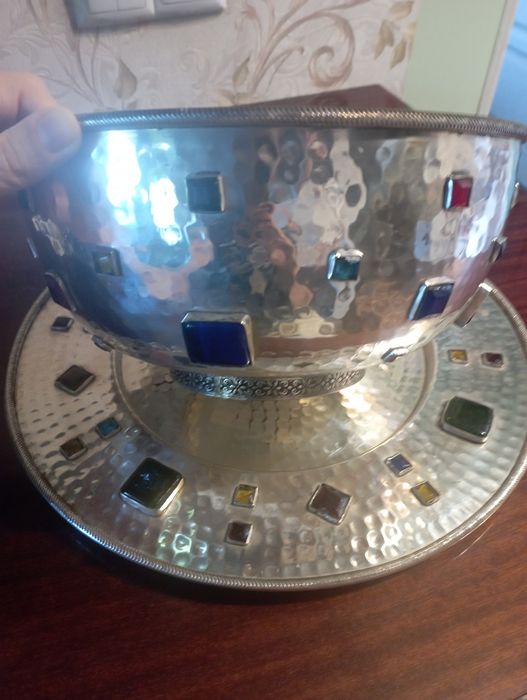 Набор для фруктов(фруктовница с блюдом)