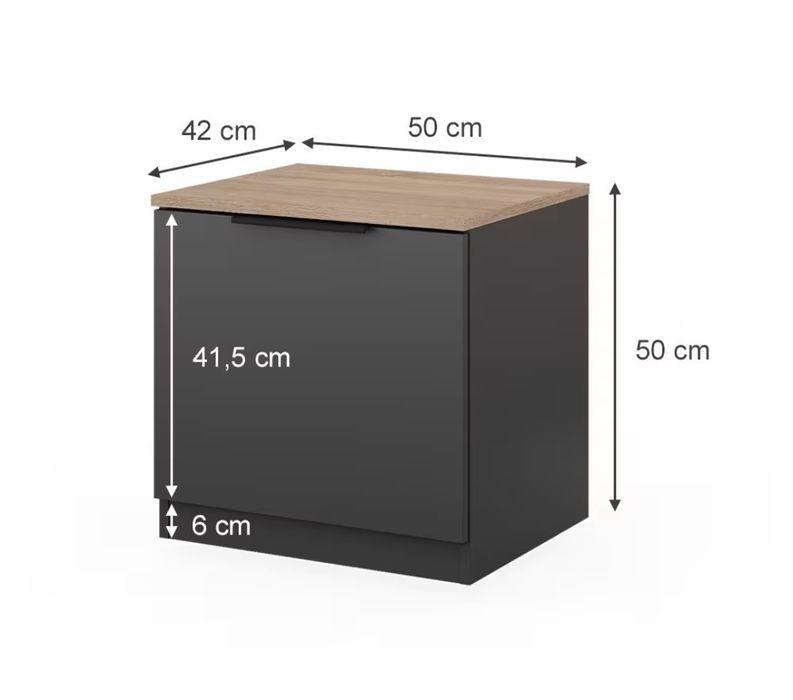 Нощно шкафче с падаща врата 5906