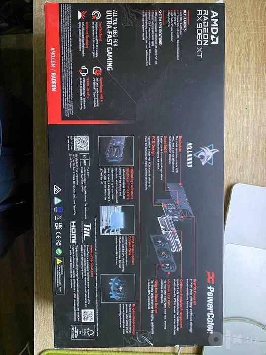 RX9060XT 8 GB Amd videokarta Yangidak