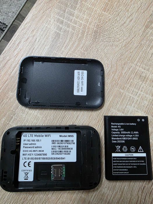 Router wireless auto M9S-LED 4G/ WiFi portabil cu conectare rapidă