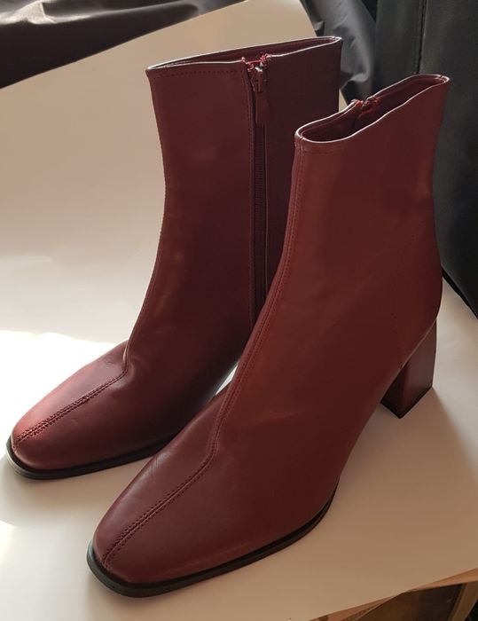 Cizme roșu burgundy Sinsay