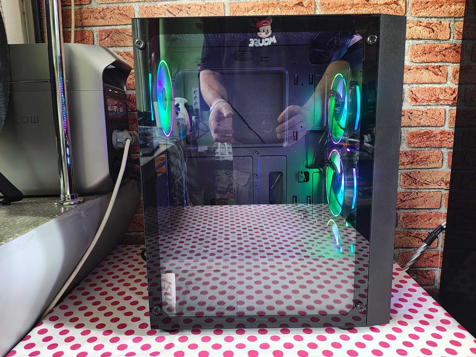 Carcasa PC Cooler MA100 Mesh ARGB black.