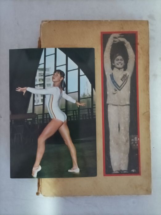 Carte și vedere Nadia Comăneci - Lot reviste Tehnium anii "73-"87 și