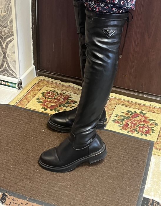Ботфорты,черный.