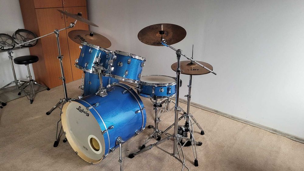Tobe acustice, Ludwig Element Evolution, Limited Series, Blue Sparkle
