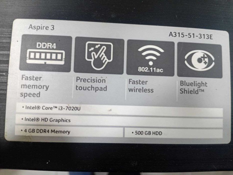 Ноутбук Aser Aspire
