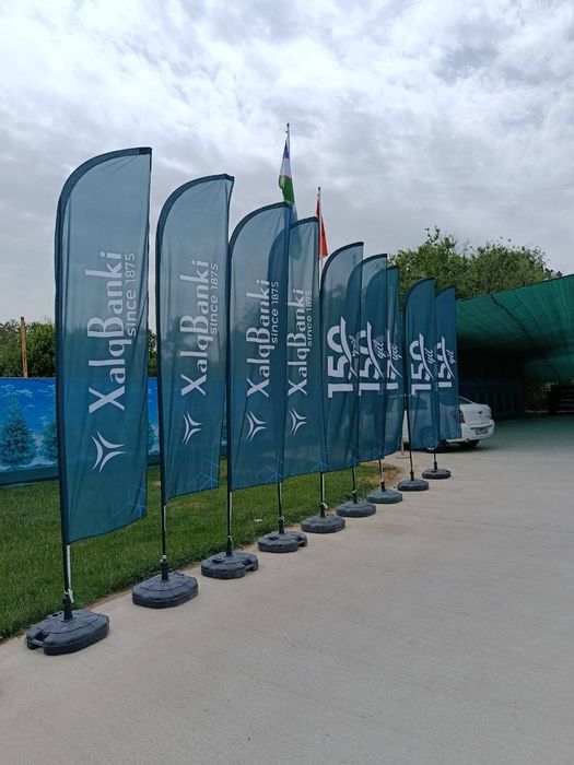 Паруса/Parusa/байрок/флагштоки с вашим LOGO (прямое производство)