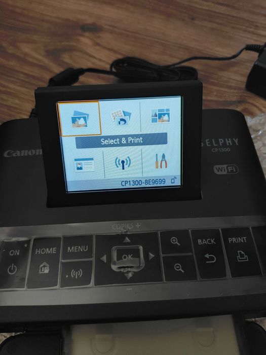 Фото принтер Canon Selphy CP1300 WiFi, AirPrint, Черен