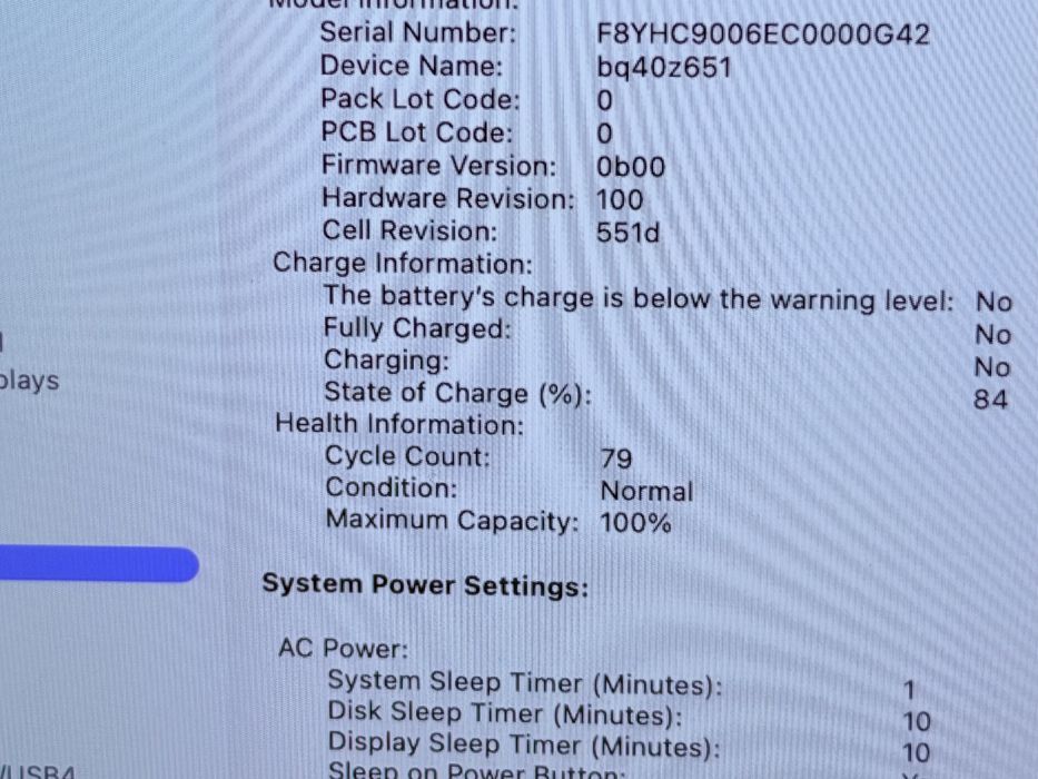 MacBook Air 13” 2025, Procesor Apple M4, 16GB RAM, 256GB SSD, baterie 100%