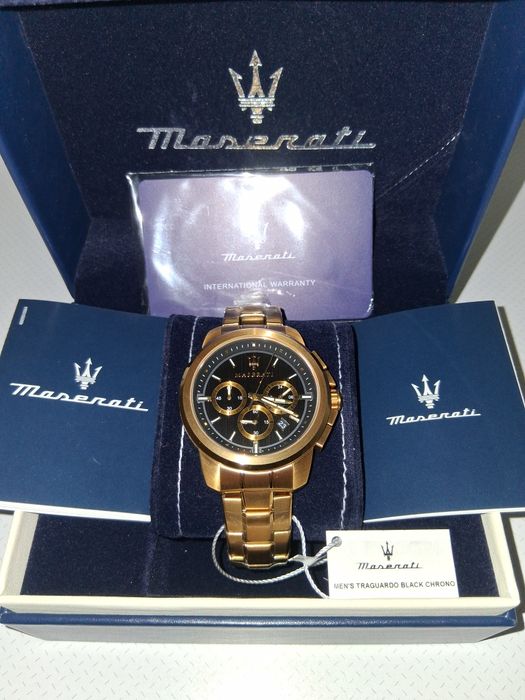 Ceas maserati gold