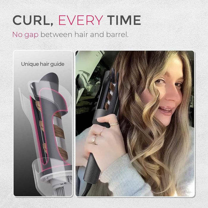 Автоматична въртяща се маша TYMO CURLPRO Beach Waves, 500 милиона йони