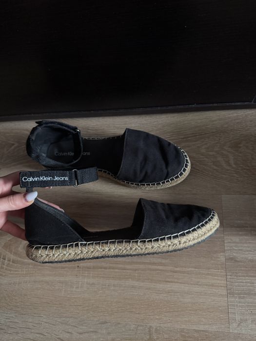 Ck espadrile negre