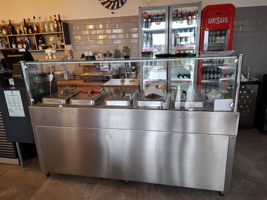 Vand vitrină caldă/ Bain marie  nou 5000 ron