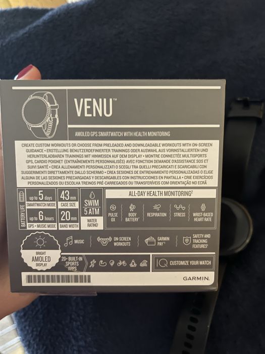 Часовник Smartwatch Garmin Venu