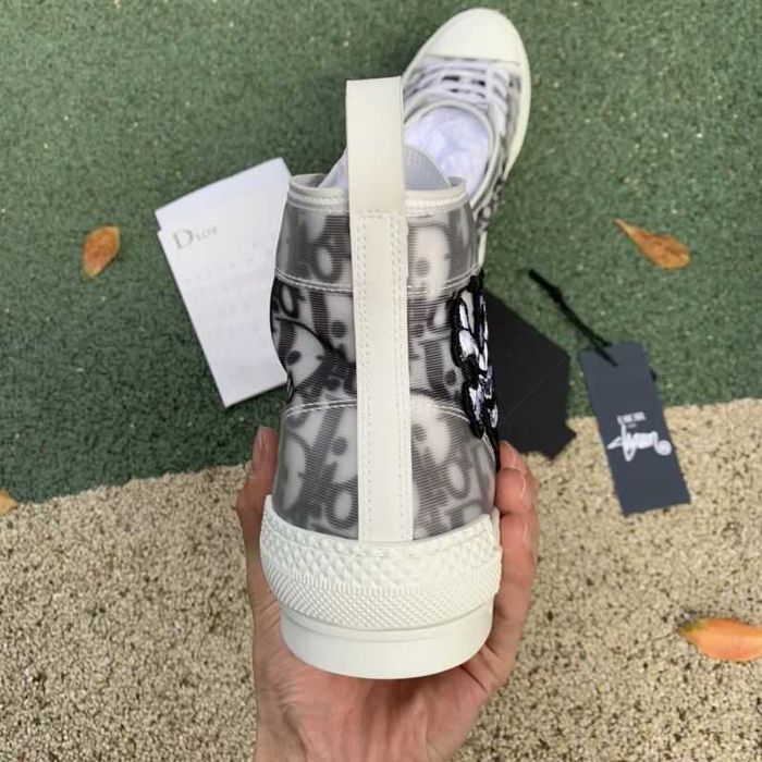 Dior And Shawn B23 High Top Bee Embroidery
