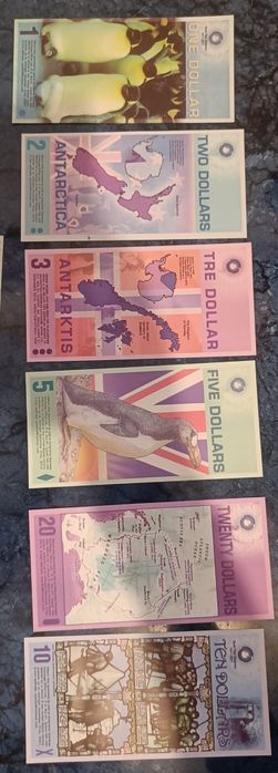 Lot 20 de bancnote dolari teritoriale artice