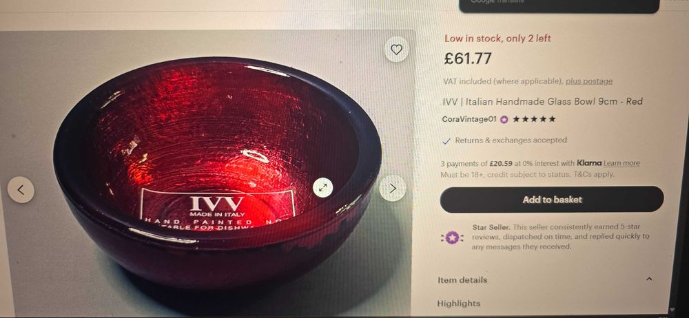 IVV– Италианска ръчно изработена квадратна чиния. Декор, приказка.