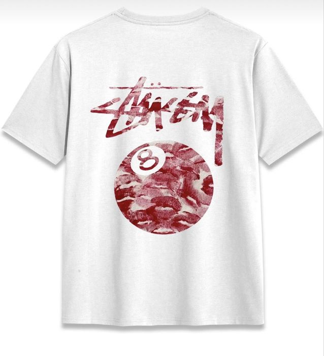 Stussy бяла тениска