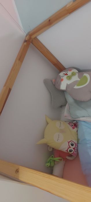 Pat copii ikea lemn