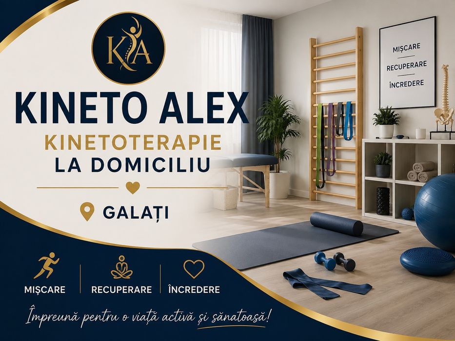 Kinetoterapie la domiciliu Galați | Recuperare medicală