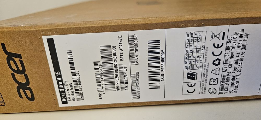 Laptop de gaming Acer Nitro V 15 (generația 2025/2026),