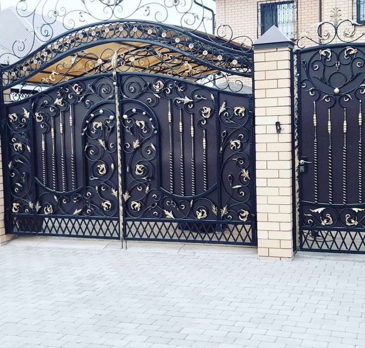 Ворота заборы калитки ограждение: 350 000 тг. - Прочие товары для ...