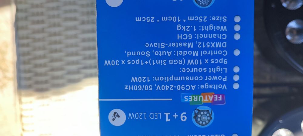 Лед пар RGB  led  par сценично дискотечно осветление