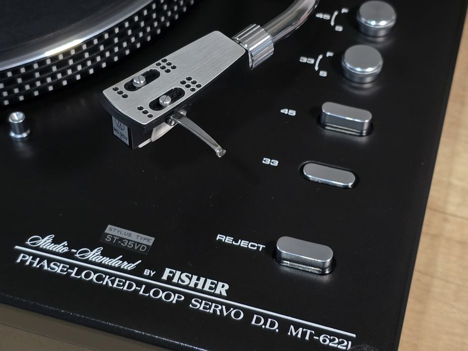 Pick-up FISHER MT-6221, direct drive, vintage hi-fi audio retro