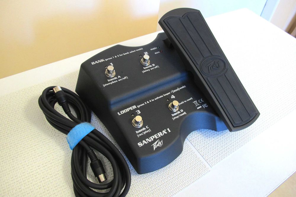 ПРОМО Peavey Sanpera I  - Volume/Wah/Looper/Pitch  expression  педал