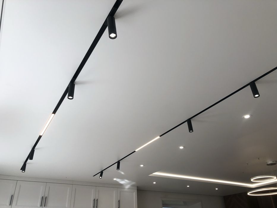 Натяжные потолки под ключ