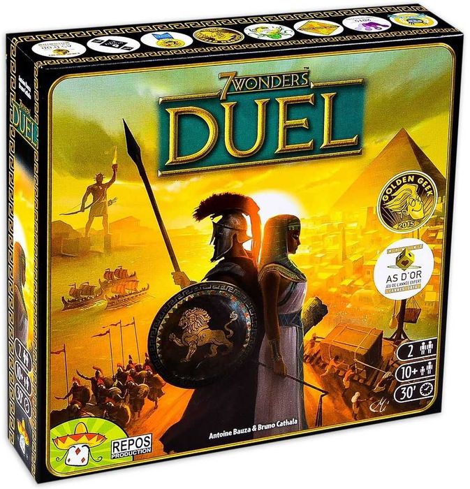 Настолна игра за двама 7 Wonders Duel /най-добрата игра за двама!!!/